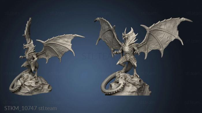 3D model Burning Lands Cobra Dragon Gargantuan Plus (STL)