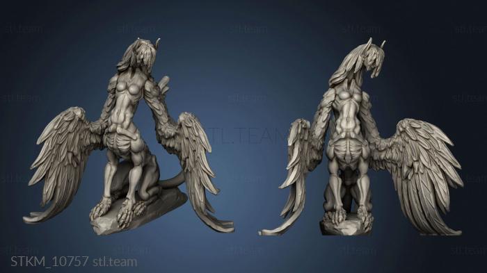 3D model Elemental Creatures Death Sphinx (STL)