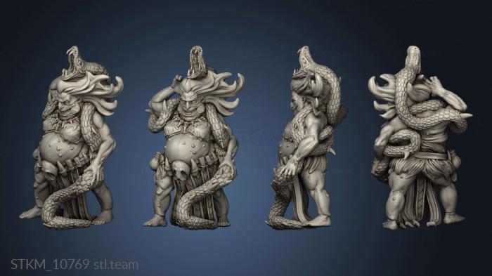 3D model Forest Witches Monsters Fat Witch (STL)