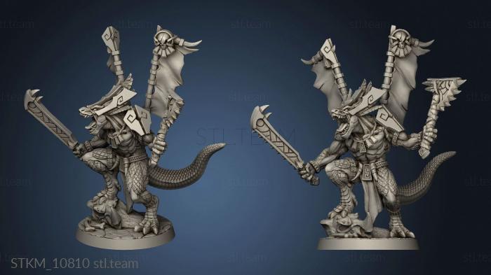 3D model Goldman Lizards Xol toa Prince Banners (STL)