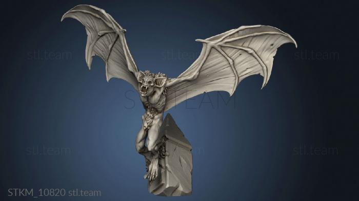 3D model Vampires Bats Bat stone (STL)