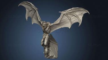 3D model Vampires Bats Bat stone (STL)