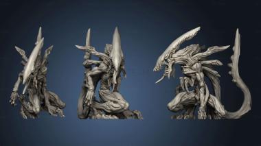 3D model Creatures from behind the veil Void Hunter Workers sitting (STL)