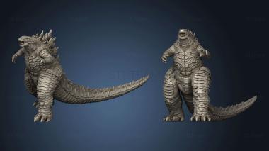 3D model Godzilla vs Kong Diorama (STL)