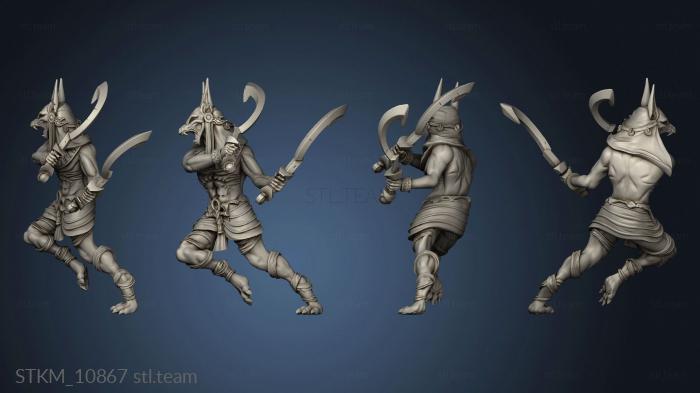 3D model Gods and Heroes Egypt TR Anubis Warrior (STL)