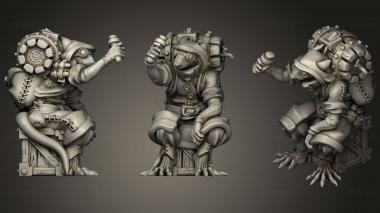 3D model Ratkin Ratfolk Skaven Alchemist (STL)