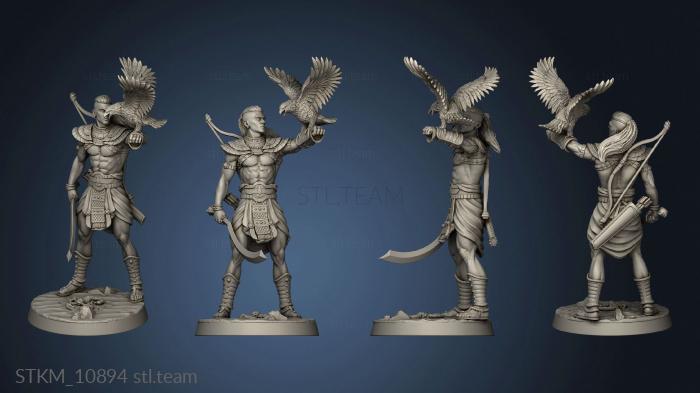 3D model Ammon the Eagle Warrior Ranger (STL)