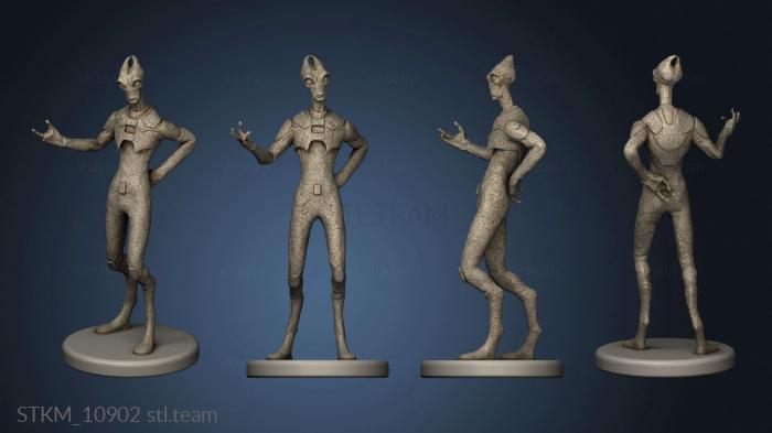 3D model Salarian Mass Effect Kallo Jath (STL)