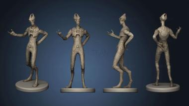 3D model Salarian Mass Effect Kallo Jath (STL)