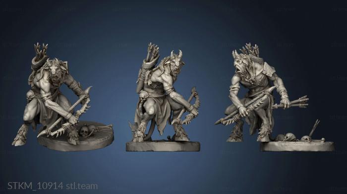 3D model Beastmen Capra hunter (STL)