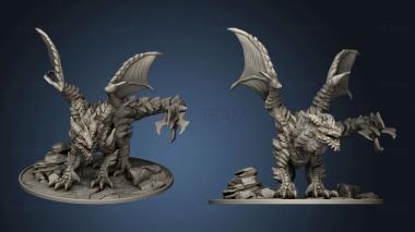 3D модель Шипастый Дракон Dragon (STL)