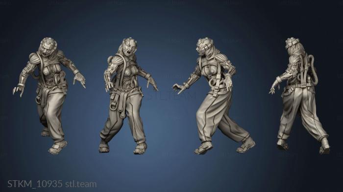 3D model Subject ONE Bio Mutant Female (STL)