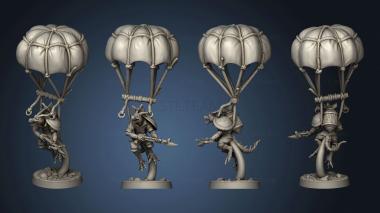 3D model Dragon War Kobold Paratroopers Para (STL)