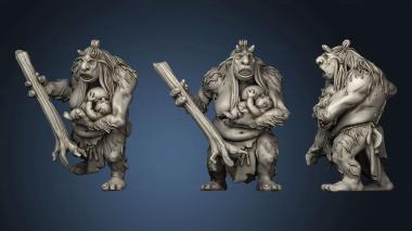 3D model Barbarians Trolls Ferin Troll (STL)