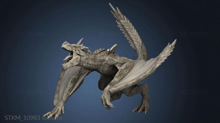 3D model Forest Dragon (STL)