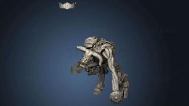 3D model Across the Realms Minotaur Skeleton (STL)