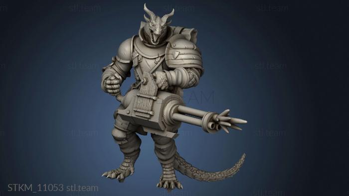 3D model Dragon War Annihilators trapper lodge Male Burn CN (STL)