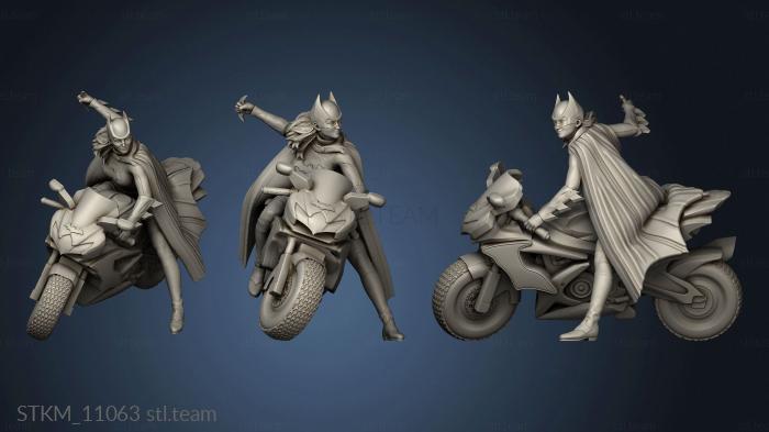 3D model Batgirl on Bike clothes (STL)