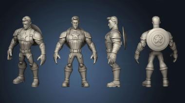 3D model Captain America (STL)