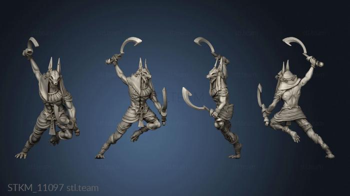 3D model Gods and Heroes Egypt TR Anubis Warrior (STL)