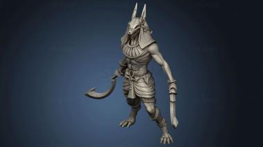 3D model Gods and Heroes Egypt TR Anubis Warrior OFF (STL)