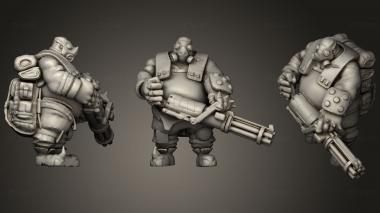 3D model Roadhog W Minigun  Tabletop Miniatures (STL)