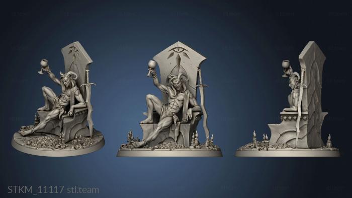 City Intrigues Baal on his Throne Pinup