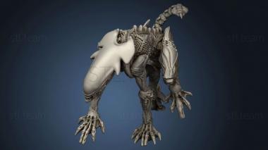 3D model Sci Fi CHEETAH ALIEN (STL)