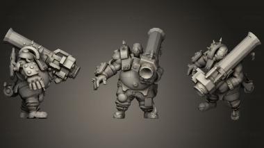 3D model Roadhog W Missle Launcher  Tabletop Miniatures (STL)