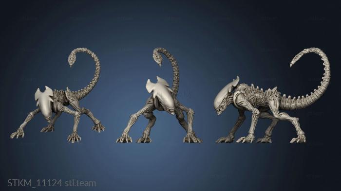 3D model Sci Fi CHEETAH ALIEN (STL)