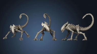 3D model Sci Fi CHEETAH ALIEN (STL)