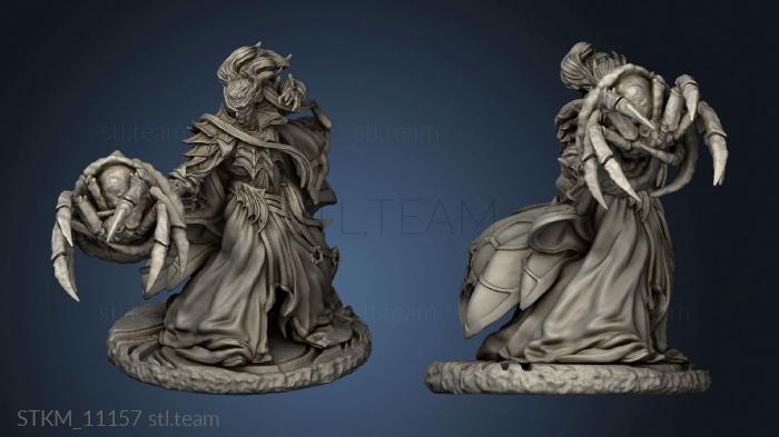 3D model The Queens Web Underworld Dark Elves Arcane Archmage (STL)