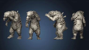 3D model The Lost Cave Throwback Undead Bears (STL)