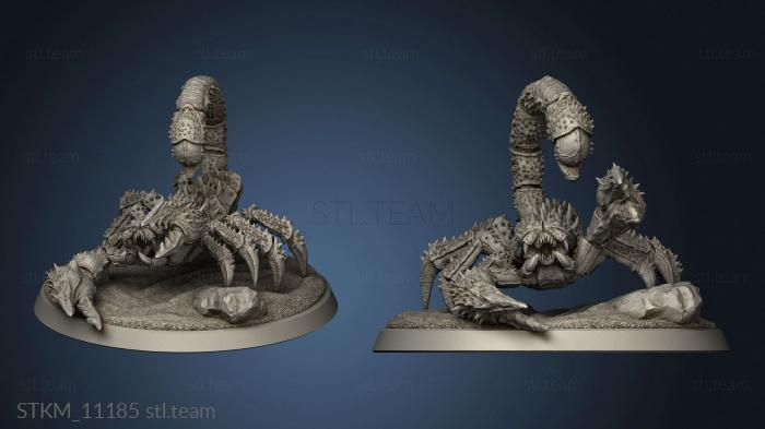 3D model Buried Tomb Monstrous Scorpion (STL)