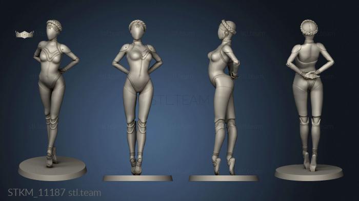 3D model Atomic Heart Robot Gyrls Twins (STL)