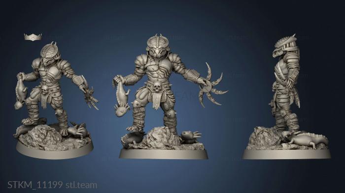 3D model SKULL HUNTERS THE BONE CLAN AXOLOTL HUNTER (STL)