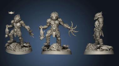 3D model SKULL HUNTERS THE BONE CLAN AXOLOTL HUNTER (STL)