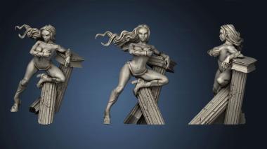 3D model Fantasy Vampire pinup russian (STL)