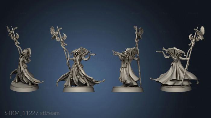 3D model Elves the Eternal Summits II Heroes Beltheriah Tempest Warlock (STL)