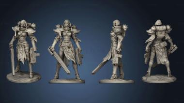 3D model Adeptus Sororitas Sister (STL)