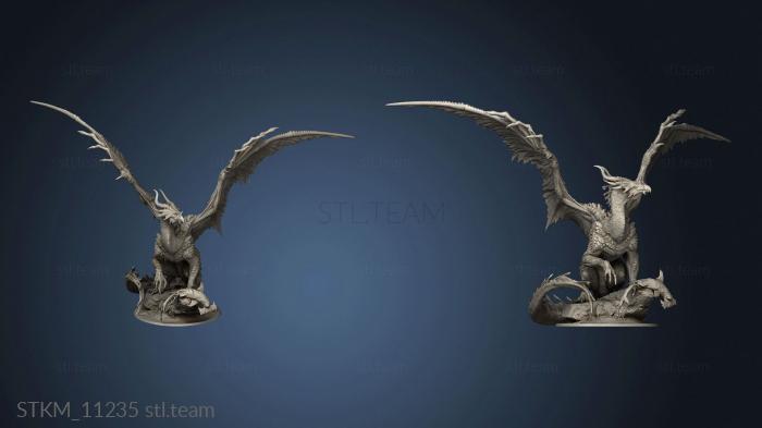 3D model US Bronze Dragon (STL)