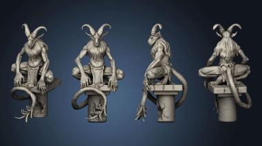 3D model Hour Demons Goat Demon Pillar (STL)