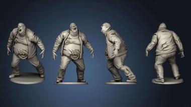 3D model Into the dead Zombie Heavyout (STL)