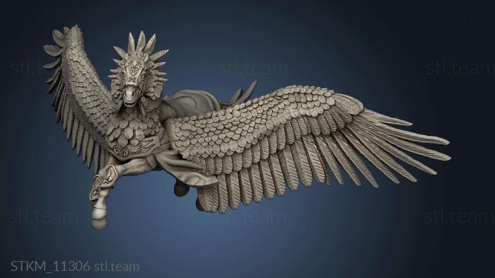 3D model Cavaleiros do Vento Wind Knights Pegasus and CG (STL)