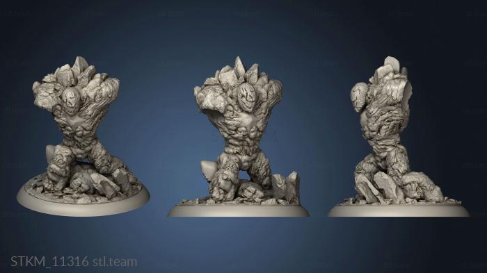 3D model Earth Elemental (STL)