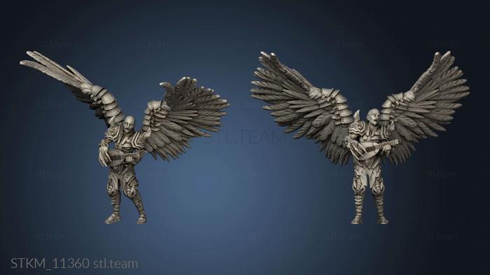 3D model Throwback Angel Warrior (STL)