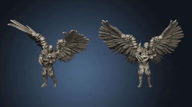 3D model Throwback Angel Warrior (STL)