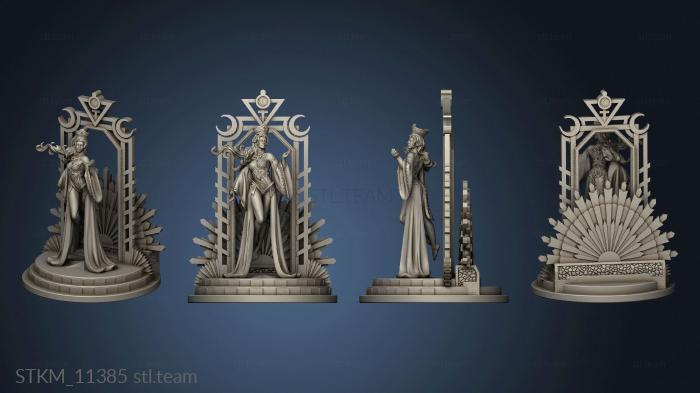 3D model Tarot The Priestess (STL)