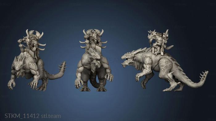 3D model Dragonborns Carnosaur (STL)