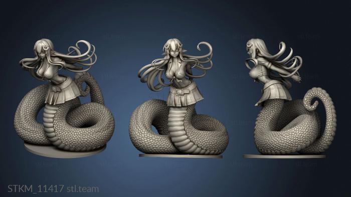 Monster Miia back Hair